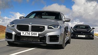 BMW M2 vs Lotus Emira - front end